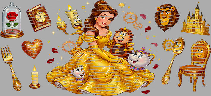 16oz Disney style-D-3146